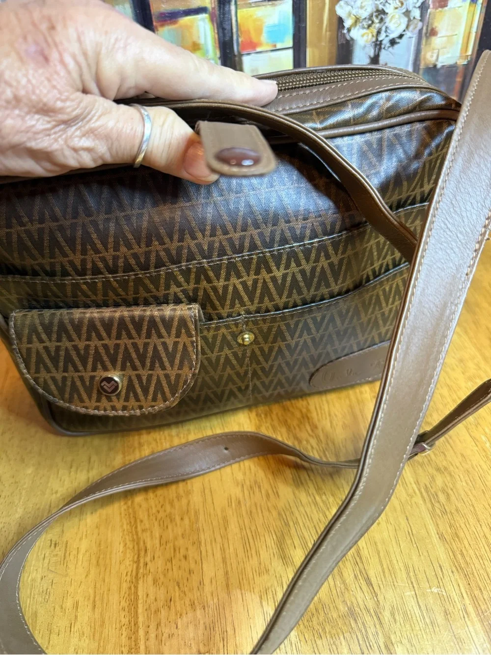 Valentino Brown Shoulder Bag